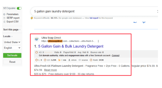 5 gallon gain laundry detergent