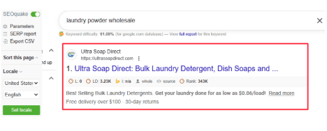 laundry powder wholesale