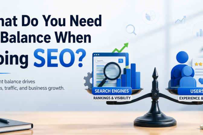 What Do You Need to Balance When Doing SEO?